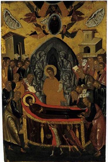 Andreas Ritzos The Dormition of the Virgin oil painting image